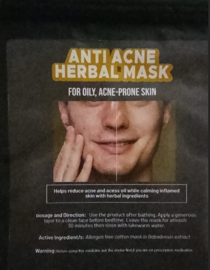 Anti-Acne Herbal Mask